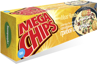 Мегачипсы картофельные со вкусом грибов со сметаной 50 гр. 1002