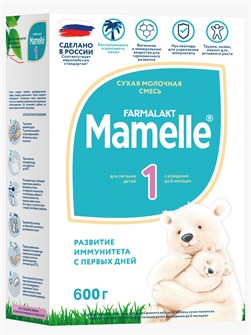 Mamelle 1 0-6 мес 600гр 182