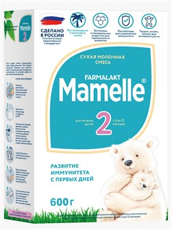 Mamelle 2 6-12 мес 600гр 183
