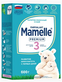 Mamelle Премиум 3 +12 мес 600гр 187