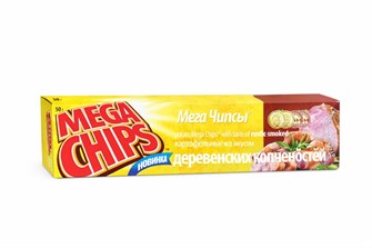 Мегачипсы картофельные со вкусом Деревенских копченностей 50 гр. 1023
