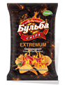 Чипсы из натурального картфеля "Бульба chips" "EXTREMUM" со вкусом острого перца 75 гр. 2001